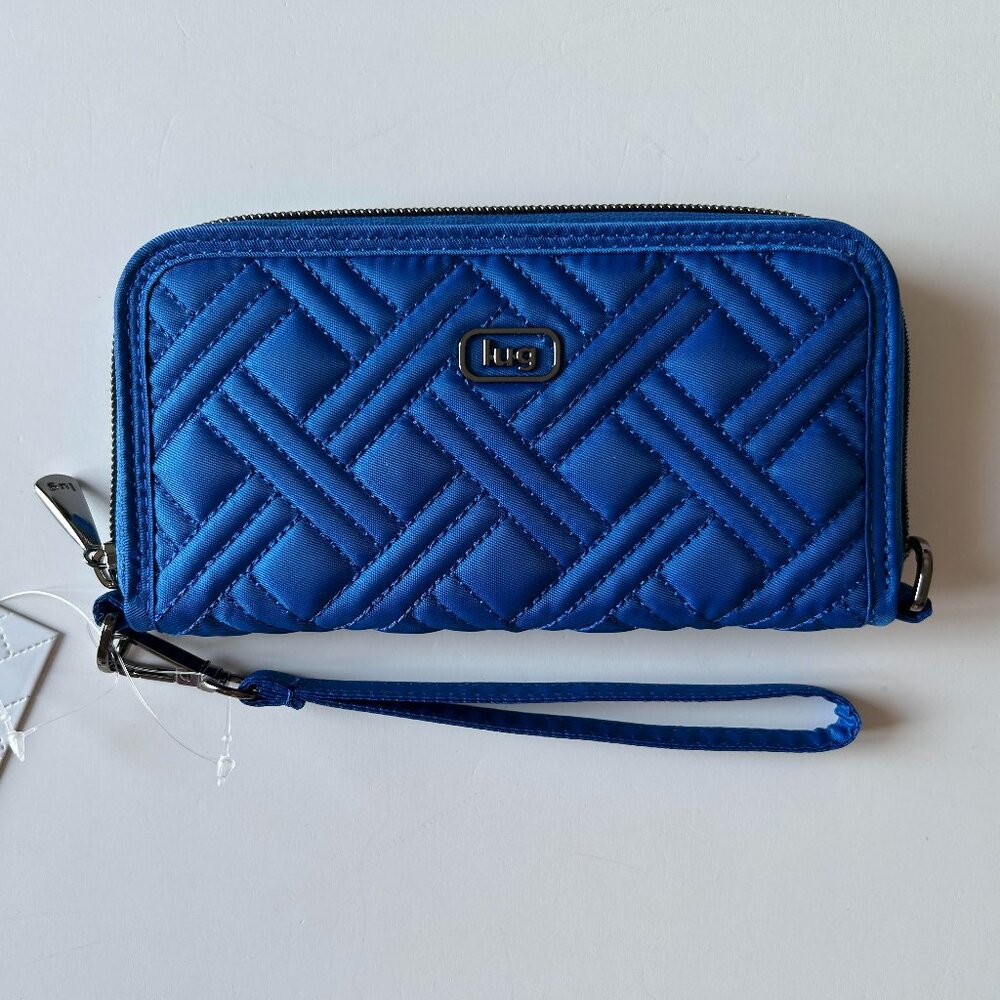 Lug Whirly RFID Wristlet Wallet Azure Blue - Picture 4 of 8